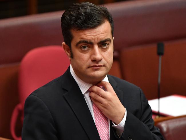 Labor Senator Sam Dastyari has been accused of being ‘under a foreign influence’. Picture: Mick Tsikas/AAP