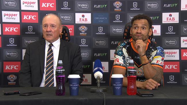 Wests Tigers coach Tim Sheens.