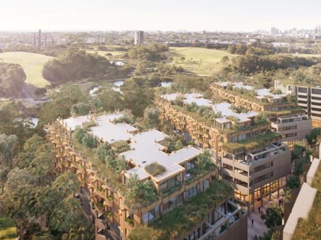 Concept images of the $700m One Sydney Park project on Euston Road. Picture: Silvester Fuller and MHNDU