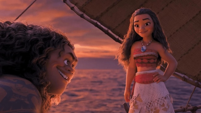 Moana seeks help from Demi God Maui once again. Image: Disney