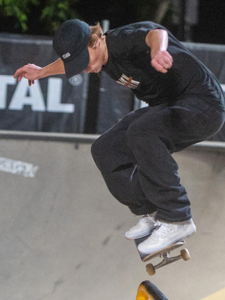 Rome Collyer at Rumble On The Reef Sugar Bowl Skatepark Saturday 23 September 2023 Picture:Michaela Harlow