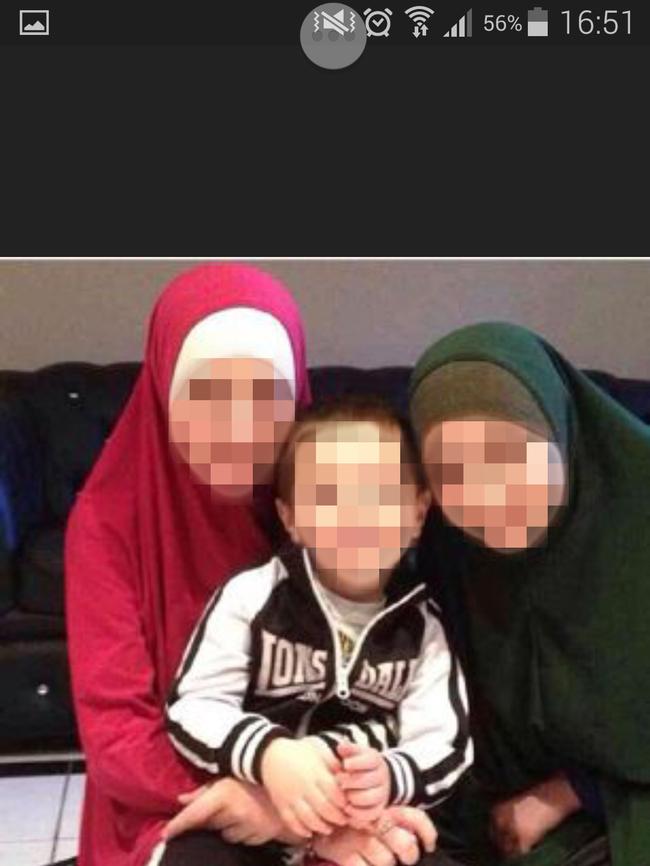 Khaled Sharrouf’s children believed to have been photographed in Syria.