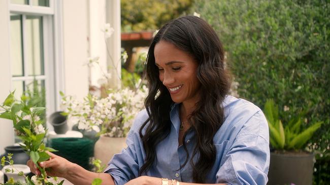 FREE TO USE, PR SUPPLIED PICS:  With Love, Meghan. (L to R) Meghan, Duchess of Sussex in episode 106 of With Love, Meghan. Cr. Courtesy of Netflix ÃÂ© 2025  Picture: Netflix