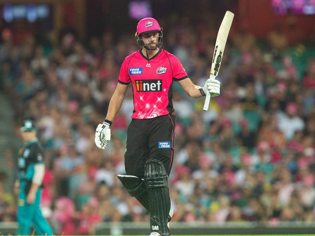 James Vince in action for the Sydney Sixers. Picture: AAP/Steve Christo