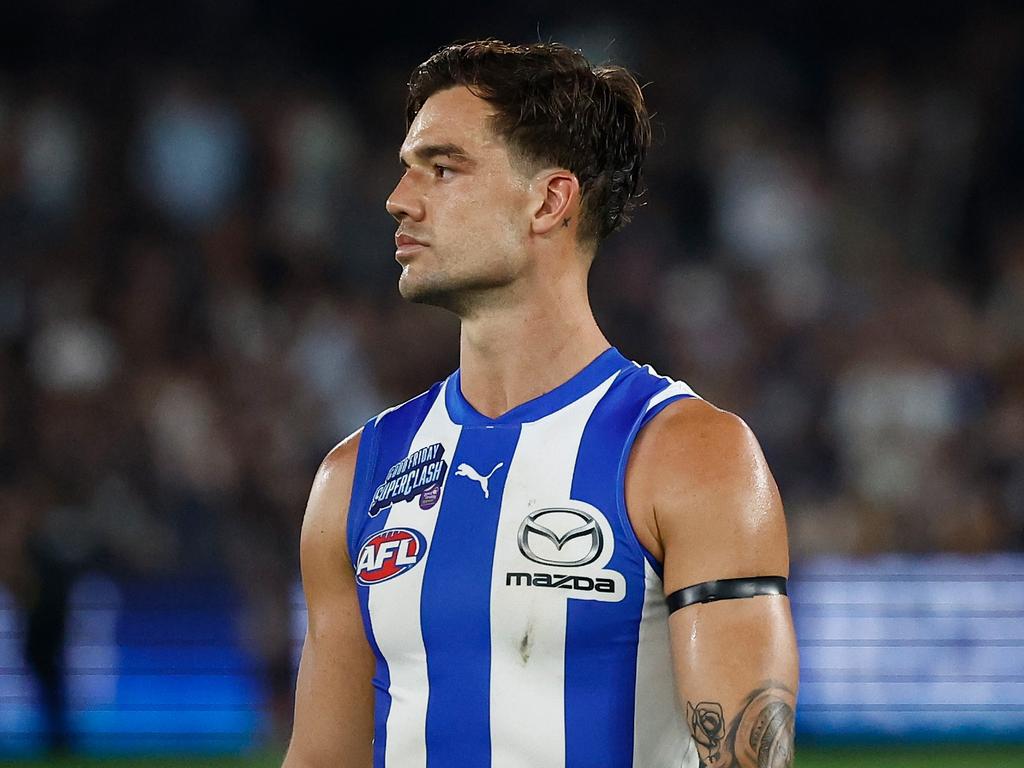 North captain Jy Simpkin has also been called out by Cornes. (Photo by Michael Willson/AFL Photos via Getty Images)