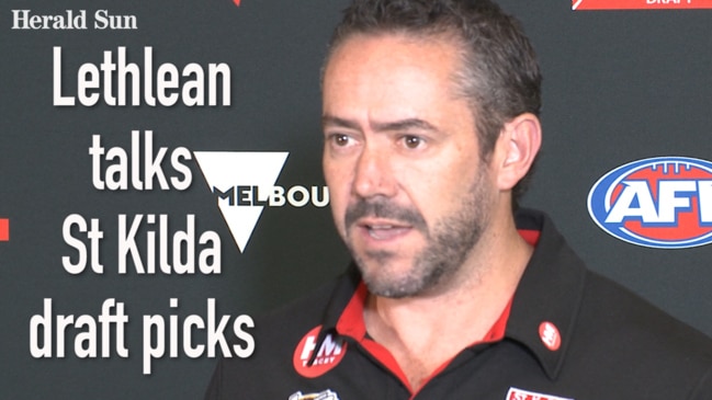 Lethlean talks St Kilda draft picks 