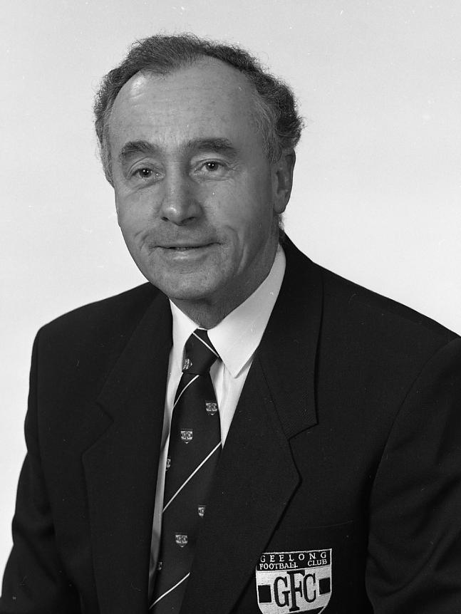 Former Geelong Football Club president Ron Hovey.