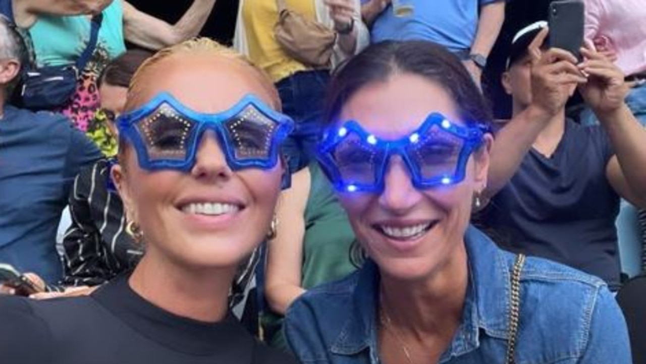 Pip was at an Elton John concert in Sydney on Wednesday night as the fight went public. Picture: Instagram