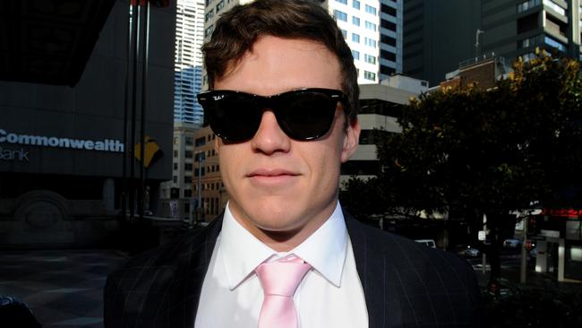 Zane Alchin at Downing Centre Court during a previous court appearance. Picture: AAP Image/Joel Carrett