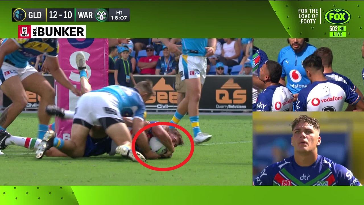 Channel Harris-Tavita was disallowed a try.