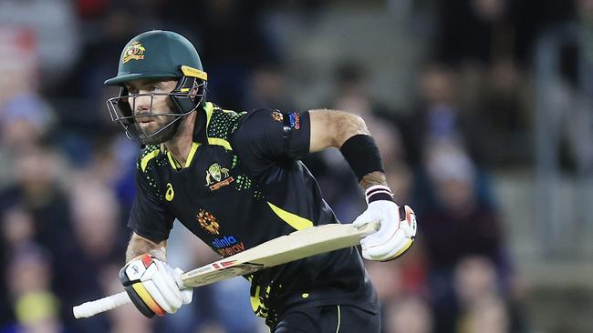 Glenn Maxwell was out cheaply in Australia’s chase.