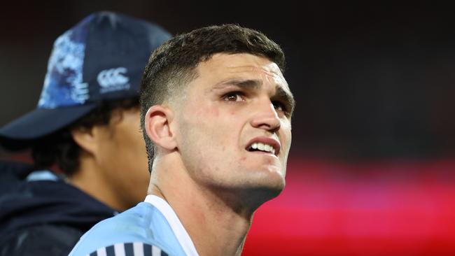 Nathan Cleary’s Origin stats are shocking. Picture: Mark Kolbe/Getty