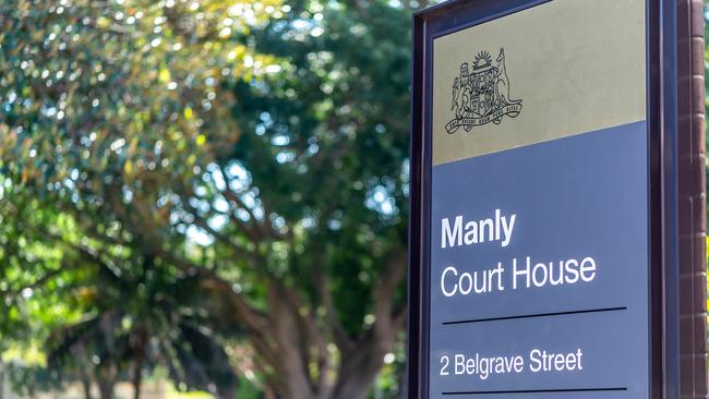 The domestic violence dad was sentenced in Manly Local Court on Tuesday. Picture: Manly Daily