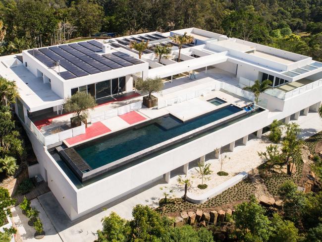 Chris Hemsworth and Elsa Pataky’s Byron Bay mega-mansion. Picture: Media Mode