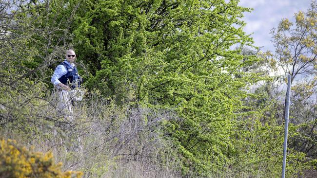 Shooting near Glenfern in the Derwent Valley. Picture: Chris Kidd