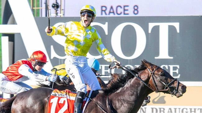 Port Lockroy wins the Group 1 Railway Stakes Picture: Western Racepix