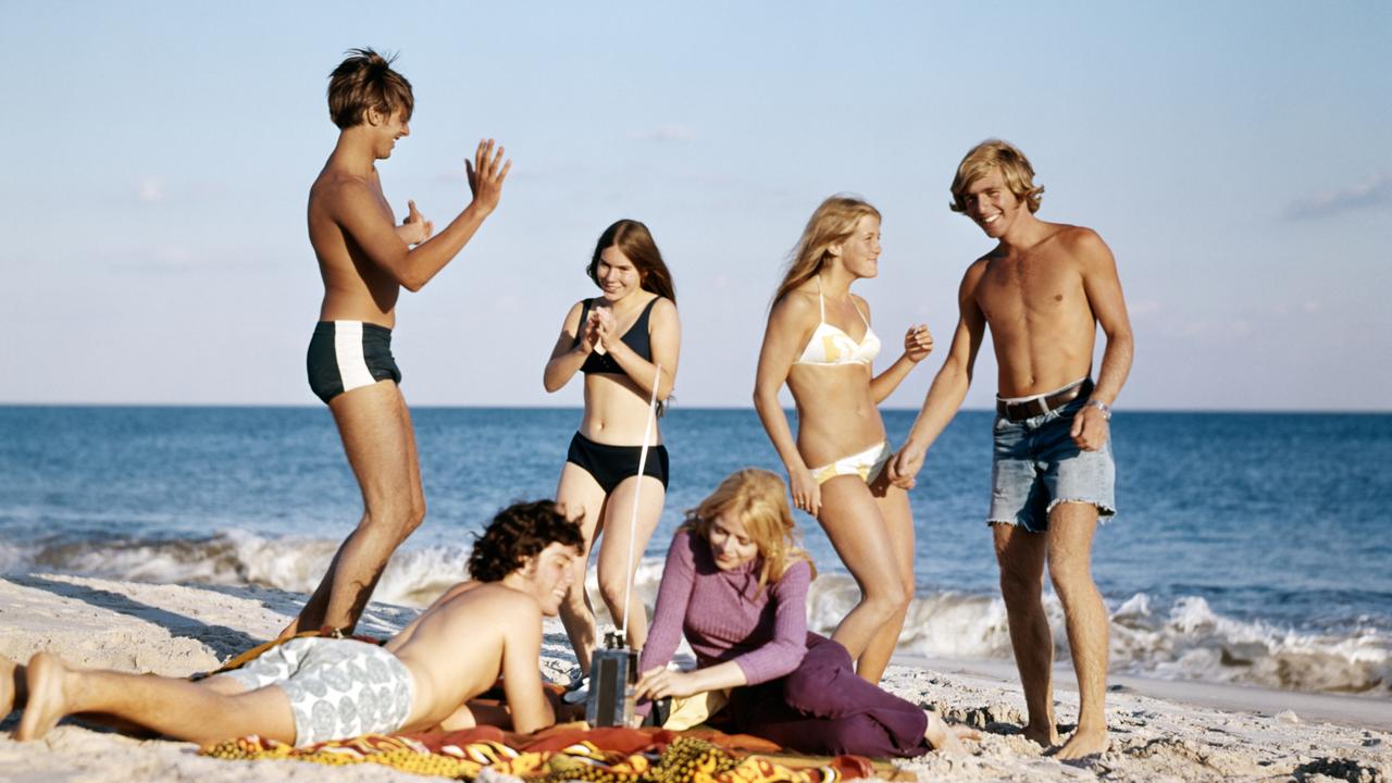 Teens spending 80 per cent less time interacting in person. Picture: Getty Images