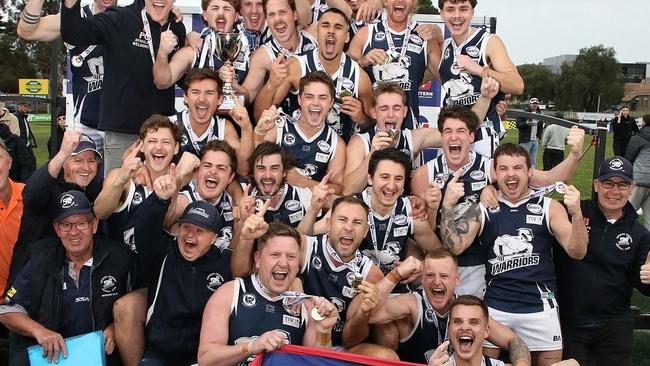 Hoppers Crossing won its first senior flag since 2004. Photo: Local Legends Photography.