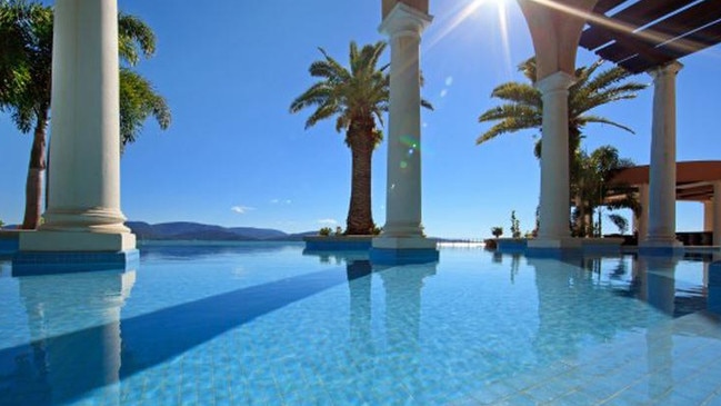 The pool at Mandalay House.