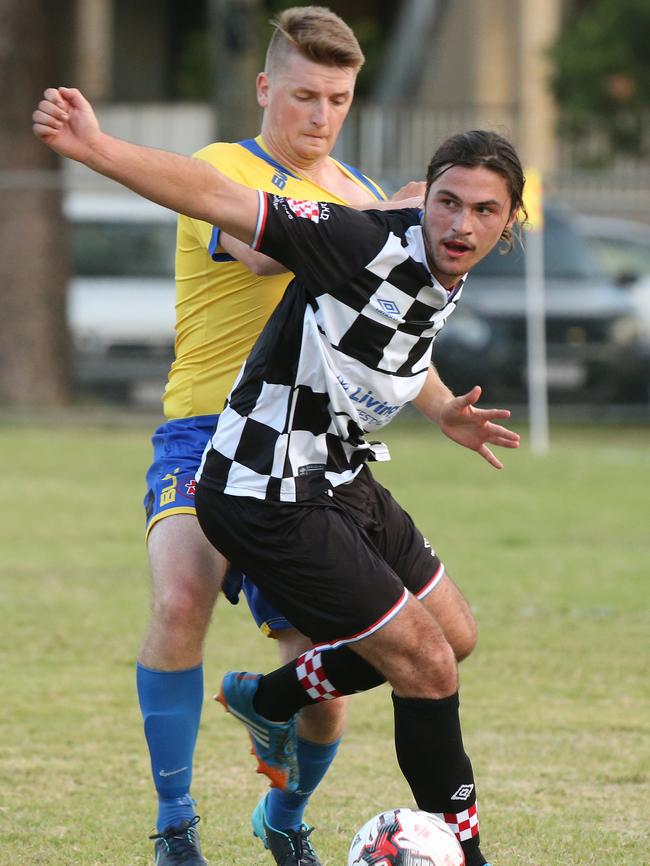 Gold Coast Knights defender Oskar Dillon. Picture: Mike Batterham