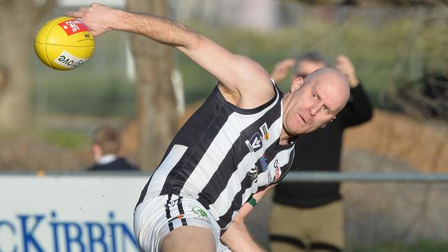 Matthew Perri in action for Wallan. Picture: Rob Leeson