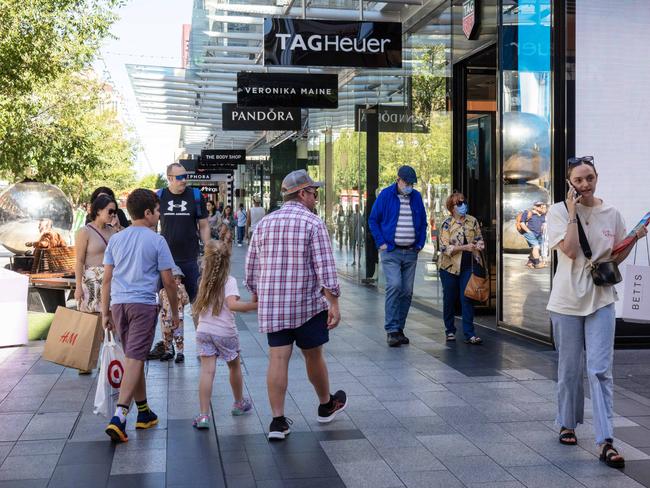 ADELAIDE, AUSTRALIA - NewsWire Photos FEBRUARY 6, 2023: Generic Retail Images from AdelaideÃs Rundle Mall shopping district, to illustrate the ABS RETAIL Trade Figures and Data. Picture NCA NewsWire / Emma Brasier