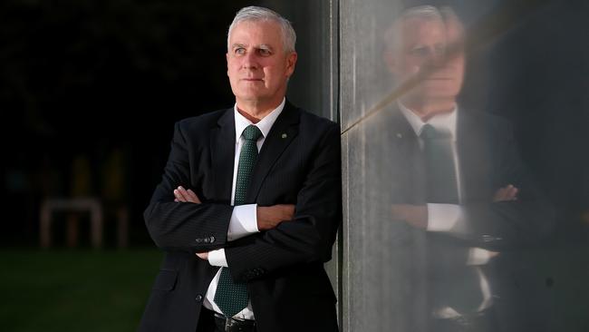 Michael McCormack at Parliament House in Canberra. Picture: Kym Smith.