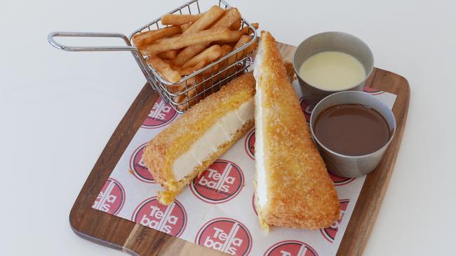 Creative concoctions include the ice-cream based Tella Fish and Chips.