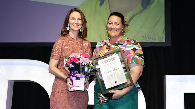 Courtney Hansen was named Woman of the Year for her successful career across the marine industry and active mentorship to younger women following in her footsteps. Picture: Brendan Radke