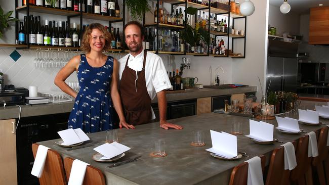 It may be a shoebox, but Fleet in Brunswick Heads is at the top of the food game thanks to co-owners Astrid McCormack and Josh Lewis Picture: David Clark