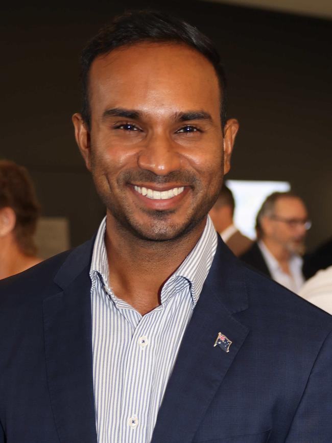 Leon Rebello in Surfers Paradise for the Gold Coast Central Chamber of Commerce breakfast on Friday. Picture, Portia Large.