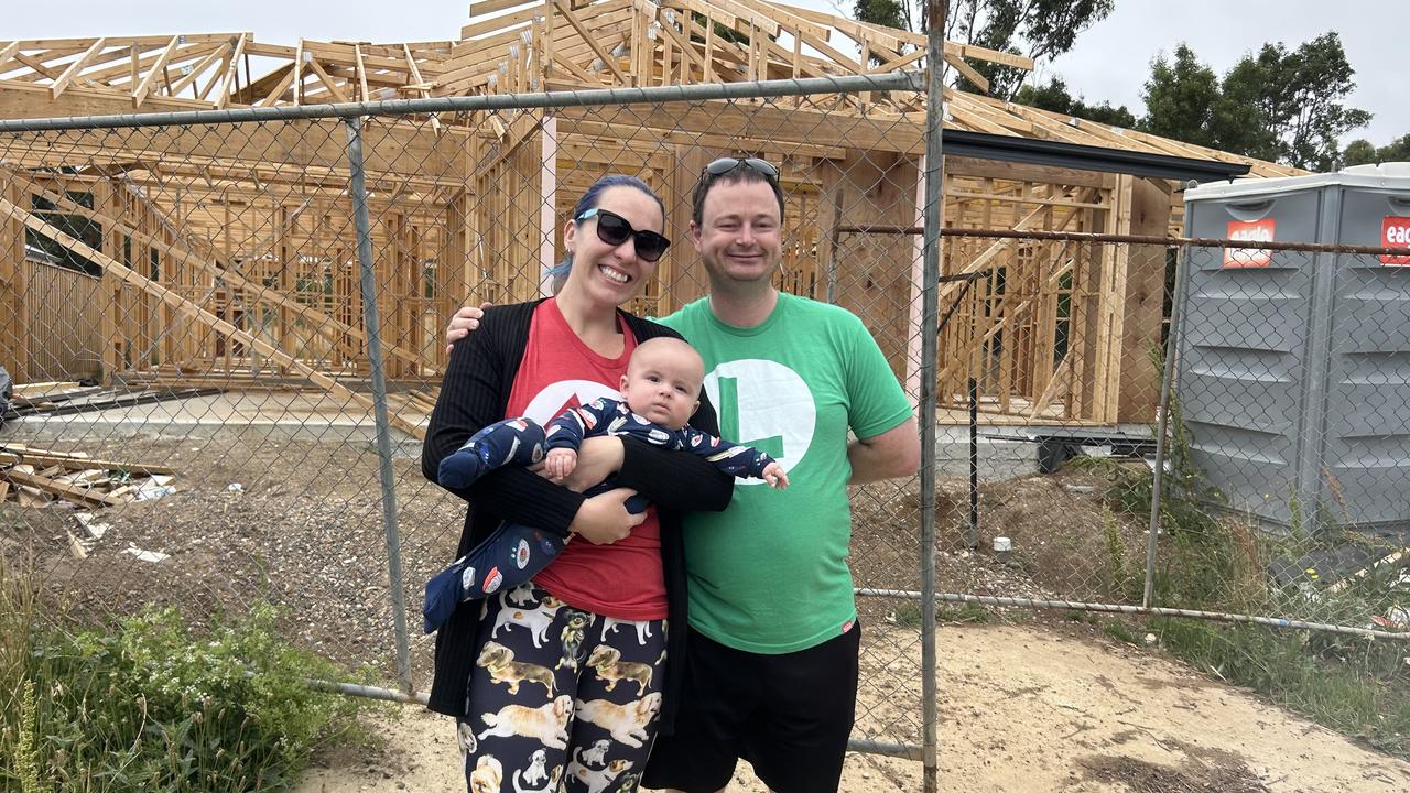 The Norris family have been stuck living in temporary accomodation because they were expecting to move into their new home in June last year.