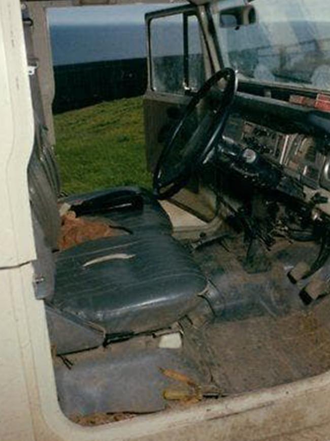 Vivienne Cameron’s Toyota Landcruiser was found abandoned near San Remo Bridge. Picture: HWT Library