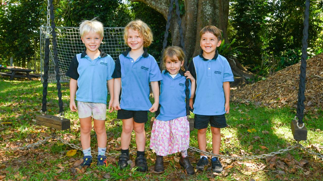 Goonengerry Public School Kindergarten 2023: Matthew .W, Luan. S, Tilly. B and Ovie. L.