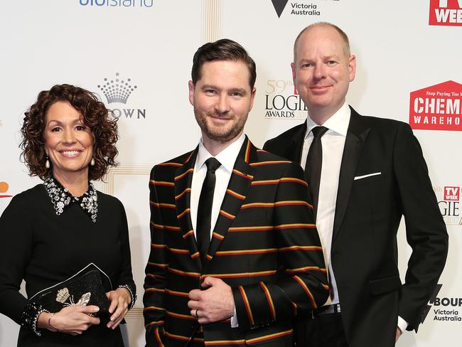 The Weekly with Kitty Flanagan, Charlie Pickering and Tom Gleeson. Picture: Julie Kiriacoudis