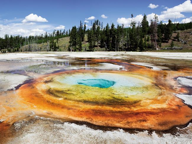 ESCAPE: SUMMER HOLIDAYS IN WINTER .. Amanda Woods story .. Yellowstone National Park. Picture: Supplied