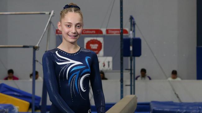 Georgia Ristevski hopes to use her skills to coach young aspiring gymnasts.