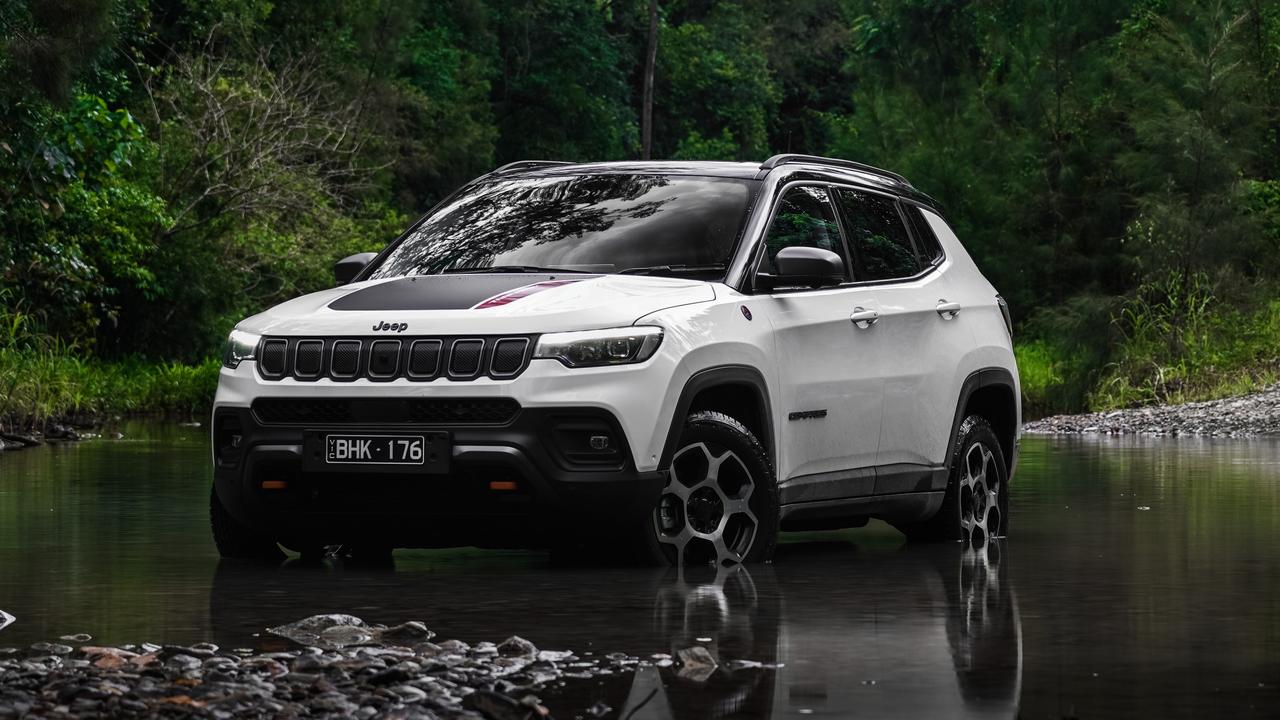 The Jeep Compass Trailhawk cost $57,500 drive-away.