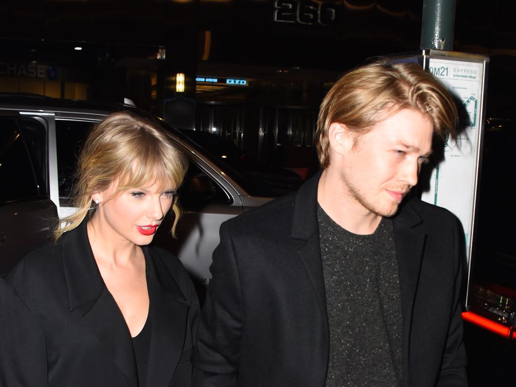 Taylor Swift and her boyfriend Joe Alwyn, pictured together in New York. Picture: Robert Kamau/GC Images