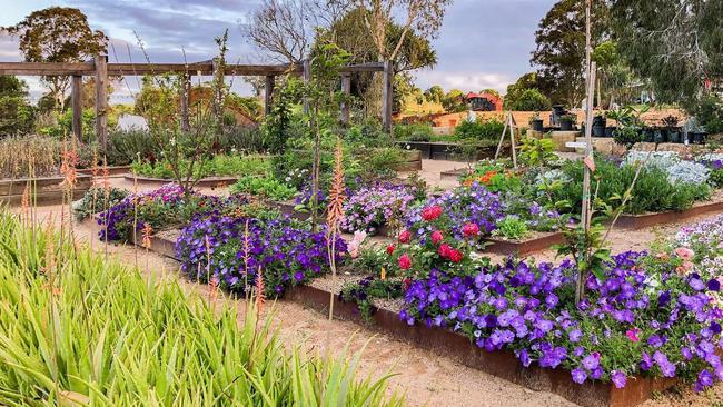 Market garden at Woollahra Homestead Hayley Deans and her family built from scratch. They are looking to sell the harvested produce in the cafe and farm shop that is hoping to be finished by August 2023. PHOTO: Supplied