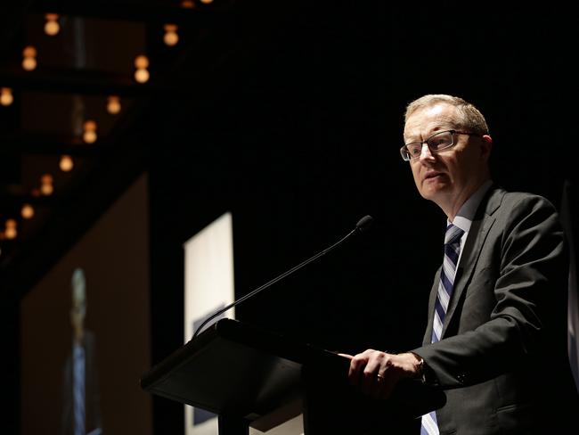 Reserve Bank Governor Philip Lowe didn’t anticipate an interest rate rise until 2024. Picture: photographed by Adam Yip.