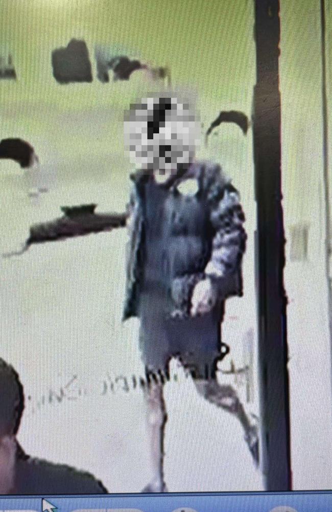 The alleged offender captured on CCTV. Picture: Supplied