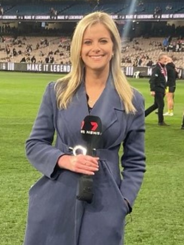 NRL 2023 Channel 7 chief rugby league reporter Michelle Bishop