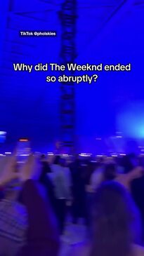 Fans complain The Weeknd ended Melbourne show early
