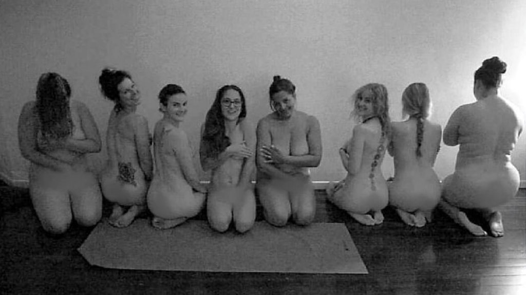 Yoga instructor Aleea Moodie started hosting nude yoga sessions as a way to empower women