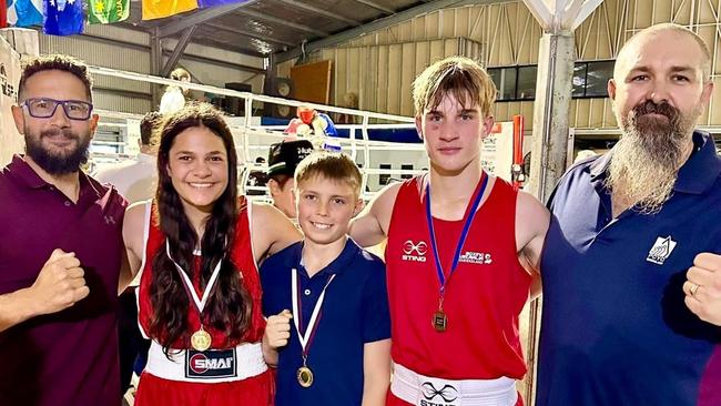 Boxers Monique Barker, Beau Von-Pein and Judd Alderton all had success at the South East Queensland titles.