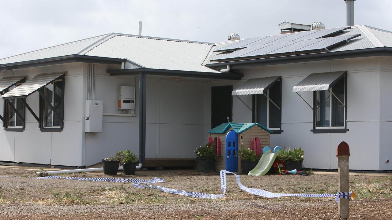 The Bute home where the body of missing mother Charlene Warrior was found on October 3, 2021.