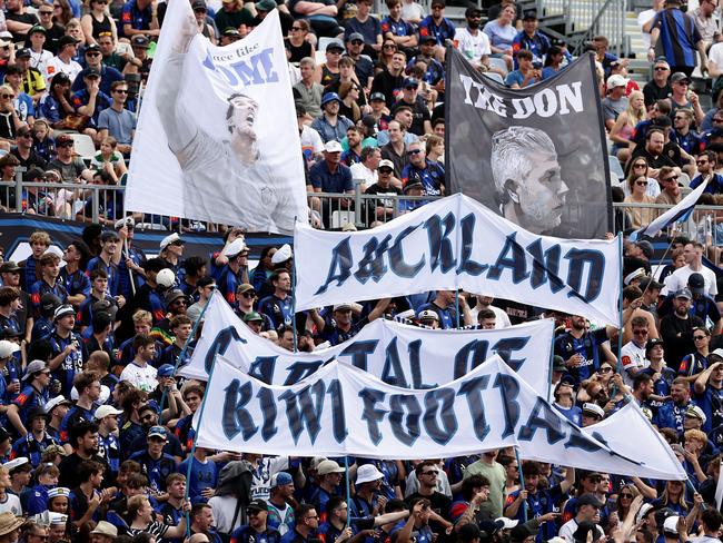 Auckland FC’s strong support has made it a debut season to remember so far. Picture: Getty Images