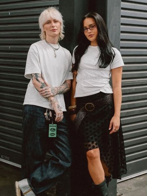 SA influencer Charlotte Goodwin (right) runs XChange Markets with her DJ partner Annabel Hartlett, aka Godlands. Picture: @lottie_goodwin