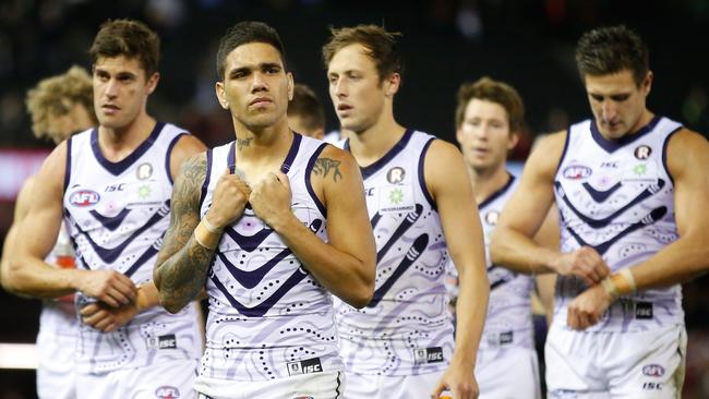 The Dockers remain winless after their loss to St Kilda. Picture: Getty Images